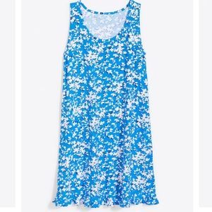 NEW Draper James Blue Ruffle Nightie S/M